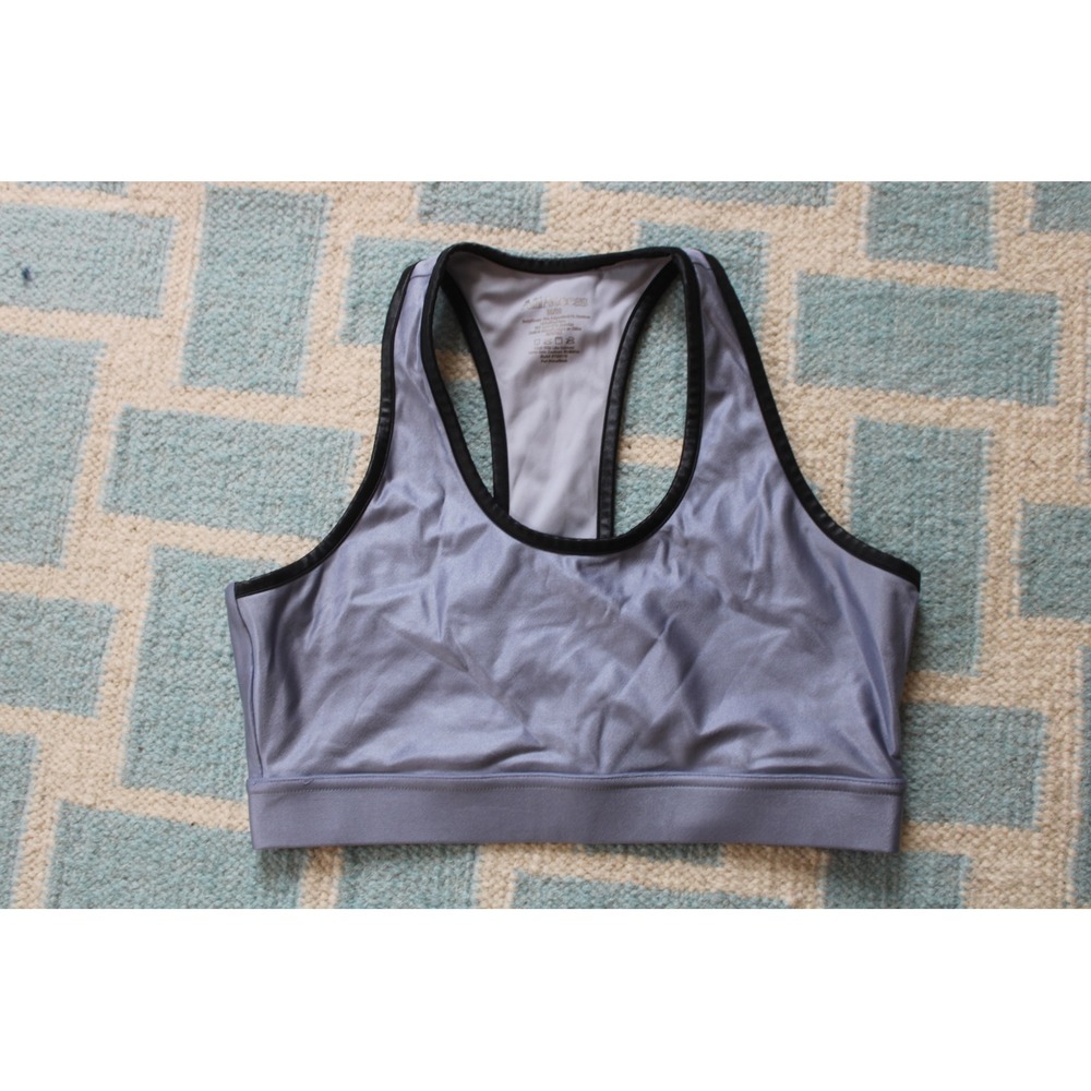 All Access M Purple Shine Sports Bra Racerback Front Row BTB29110